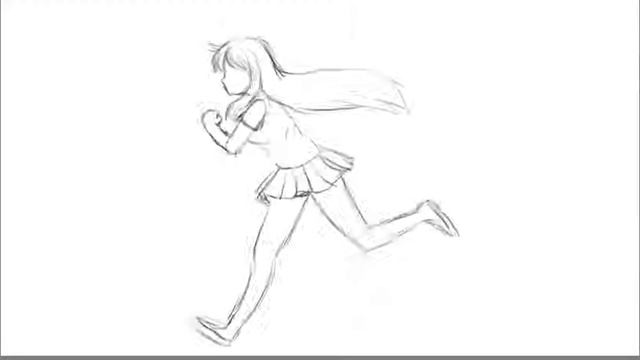 Hikari Run Cycle test animation смотреть онлайн