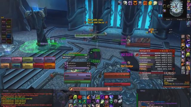 Lady Deathwhisper 10nm - Warlock PoV - Guild PT-BR WoW Mania смотреть онлайн