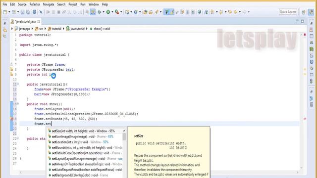 Video #86 - Java Swing Tutorial - JProgressBar Example смотреть онлайн