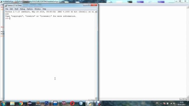 Sorting algorithms in Python - Bubble Sort example смотреть онлайн