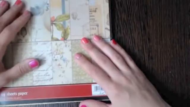 Подбор и сочетание бумаги в скрапбукинге смотреть онлайн