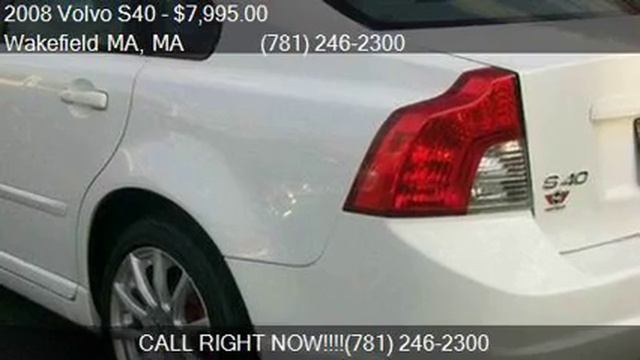 2008 Volvo S40 2.4i 4dr Sedan for sale in Wakefield MA, MA 0 смотреть онлайн