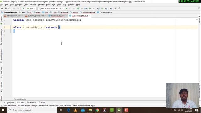 Android Tutorial #8 - Custom Spinner смотреть онлайн