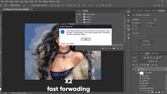 Cartoon Filter PhotoShop 2022 смотреть онлайн