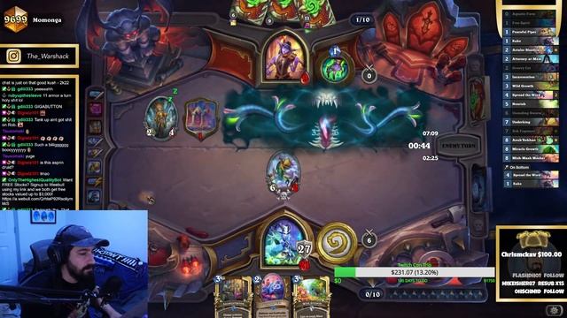 PRESS THE BUTTON! | THE STRONGEST HERO POWER IN THE GAME | Hearthstone смотреть онлайн