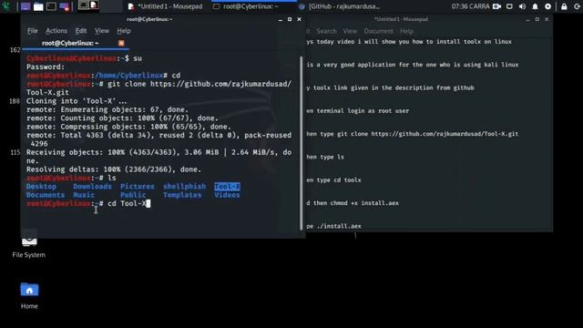 HOW TO INSTALL =TOOL X = ON KALI LINUX смотреть онлайн