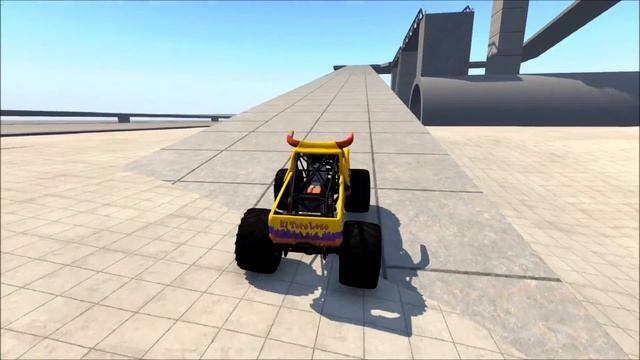 Monster Truck GridMap v1 Preview - BeamNG.drive смотреть онлайн