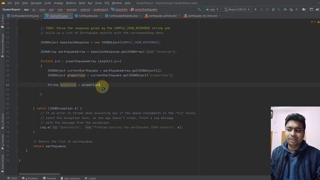 Class 153 - Displaying Query | Android App Development Complete Course In Hindi смотреть онлайн