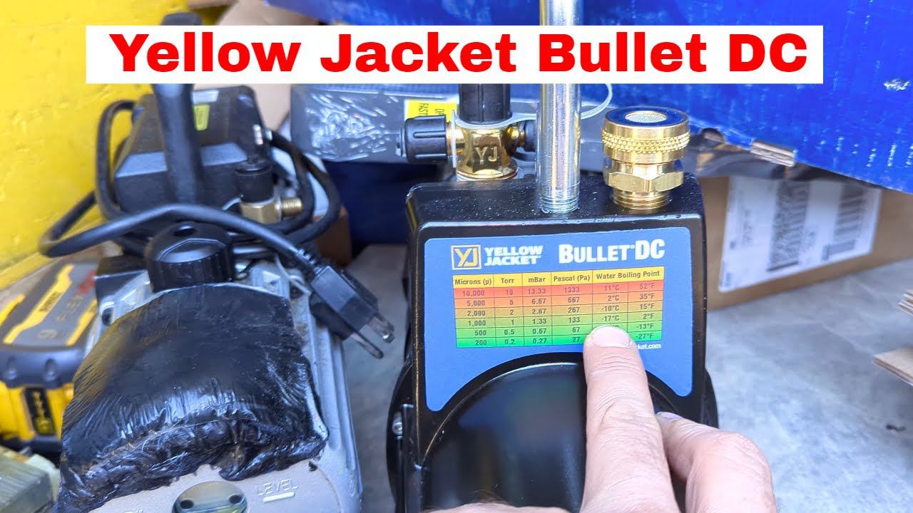 Yellow Jacket Bullet DC - вакуумный насос, двухступенчатый. смотреть онлайн