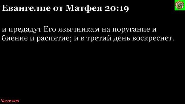 Аудиокнига. Библия. Новый Завет. ЕВАНГЕЛИЕ ОТ МАТФЕЯ. Глава 20 смотреть онлайн