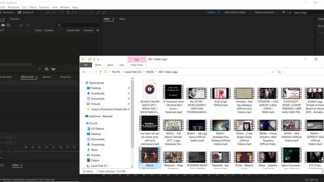 How to Convert MP4 to MP3 Using Adobe Audition смотреть онлайн
