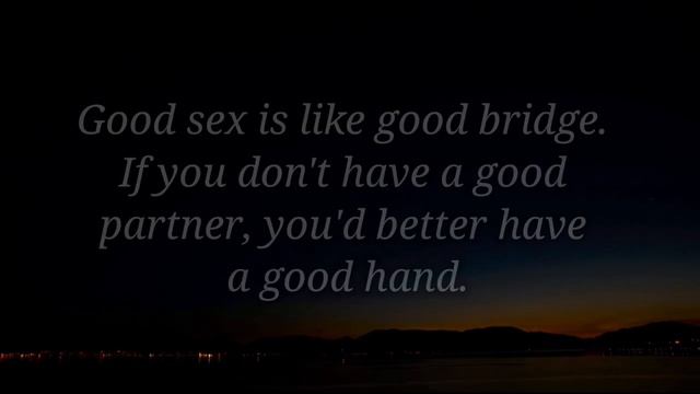 When a woman decides to sleep with a man... смотреть онлайн