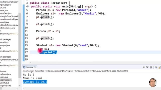 Lect 4: Inheritance in Java - Part 5: Polymorphism and Casting|Computer Programming 2 смотреть онлайн