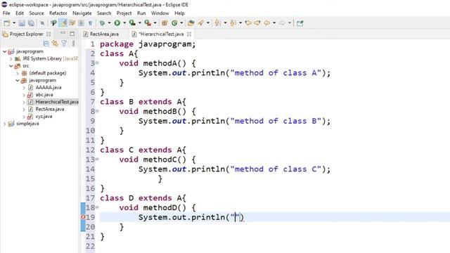 Hierarchical Inheritance program in Java (Hindi) | Core Java for beginners - 44 смотреть онлайн