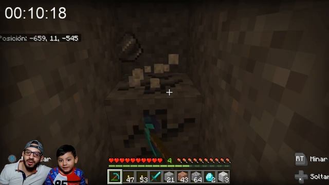 Diamantes de Minecraft en Segundos | Record de Diamantes en Minecraft | Juegos Karim Juega смотреть онлайн