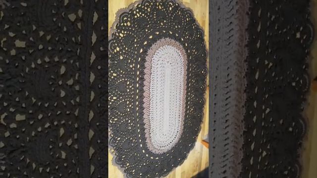 Ковёр из полиэфирного шнура. Мой коврик готов!