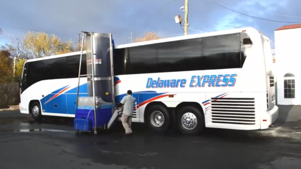 Мобильная автомойка для тяжелой техники