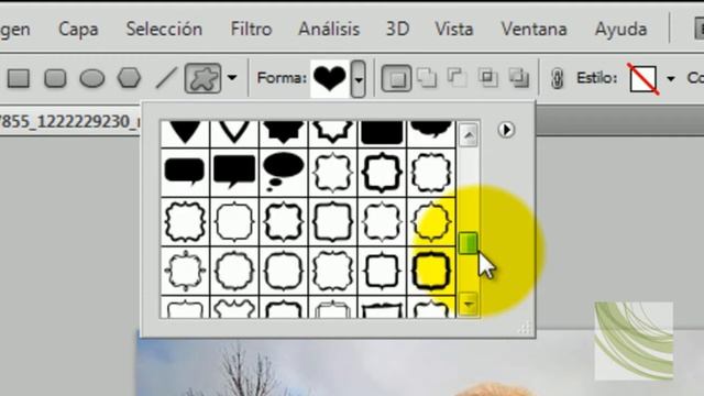 Como poner una forma personalizada a una imagen con photoshop CS5 смотреть онлайн