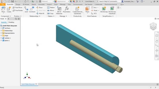 58-Constraint Limits for INVENTOR Advanced Assemblies смотреть онлайн