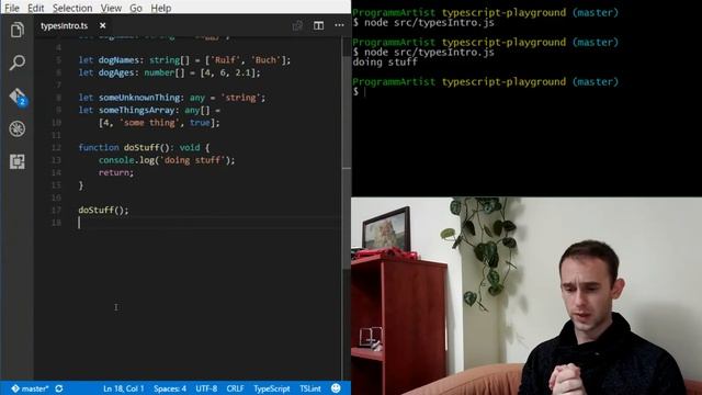 TypeScript basic types смотреть онлайн