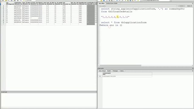 PostgreSQL - Aggregate column values with comma seperated delimiter смотреть онлайн