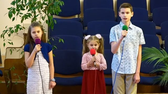 Детское христианское пение "Чудный Художник", ц. "Евангельская Весть", г. Тирасполь смотреть онлайн