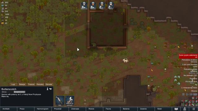 RimWorld Zombieland mod #1 Pierwsze zombie atakują! Początek nowej kolonii. смотреть онлайн