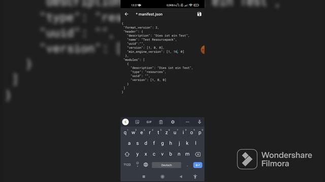 How to create a Texture Pack in MCPE, on Android Phone (Warning: only in German) смотреть онлайн