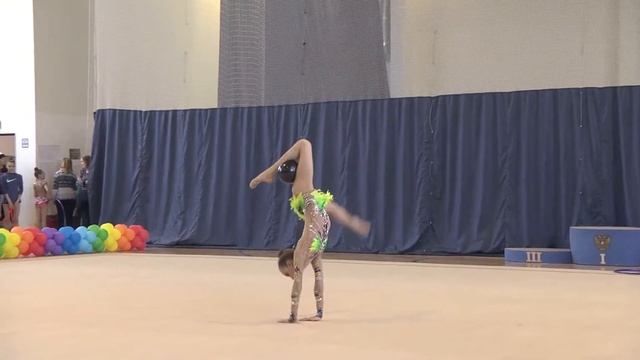 Афина Загоруйко. Мяч. Первенство Москвы среди младших разрядов,2118 смотреть онлайн