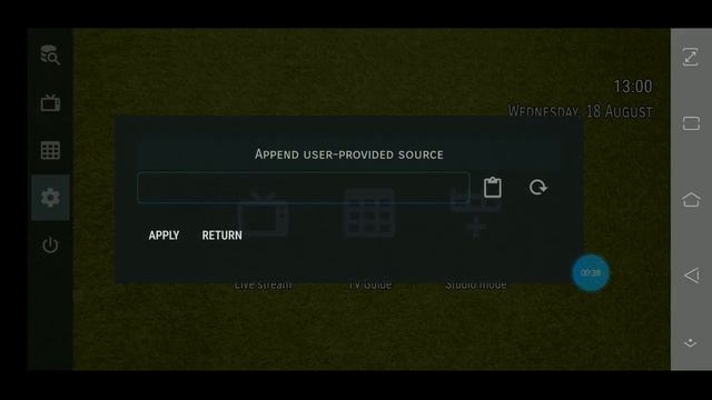 Tutorial Input EPG Pada OTT Navigator