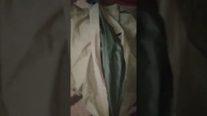 Ремонт тента накидки от дождя для качель садовых.