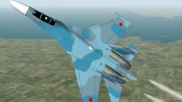 Test Flight Of FLANKER 2 - SU 27