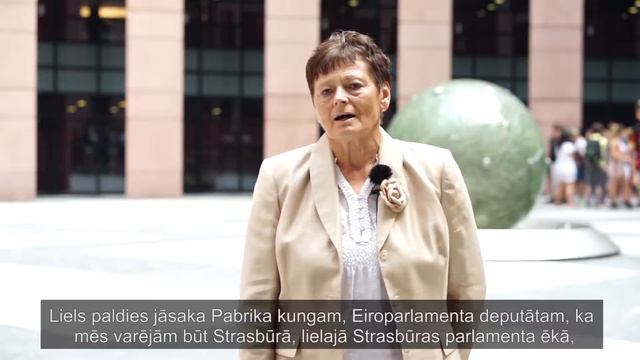 Arta Pabrika viesi par Eiropas Parlamenta Strasbūrā apmeklējumu смотреть онлайн