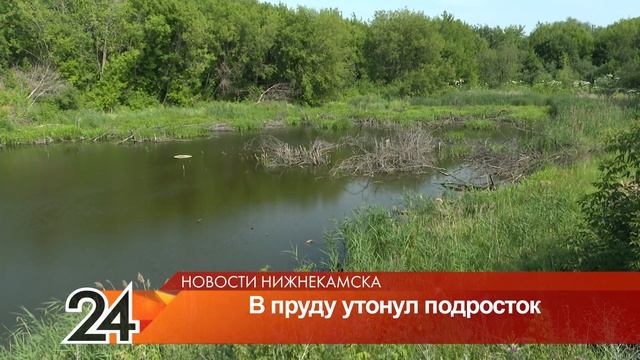 В пруду рядом с гаражами ул. Ахтубинской в Нижнекамске утонул подросток смотреть онлайн