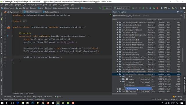 SQLite Android tutorial | Creating SQLite Database for beginner with source code смотреть онлайн
