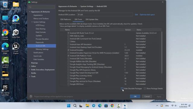 Android studio. How to fix the issue if tools and tools\bin folders are not available. смотреть онлайн
