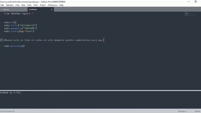 Tutorial Interfaces Graficas En Python Con Tkin смотреть онлайн