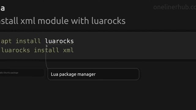 Install xml module with luarocks #lua смотреть онлайн