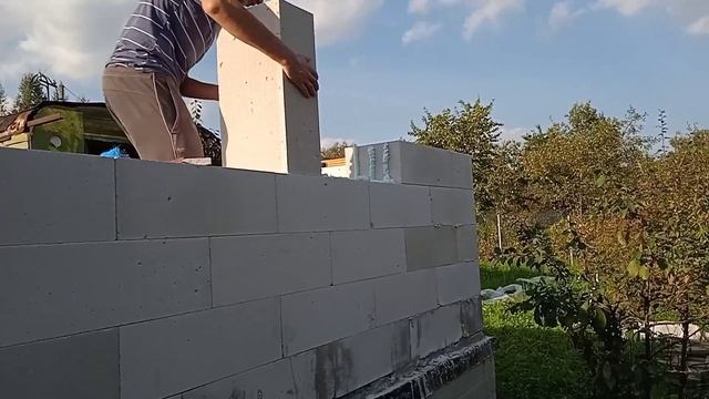 Кладка 5 ряда. Армирование кладки. смотреть онлайн