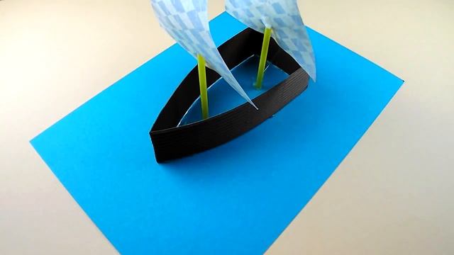 DIY: Как сделать 3D корабль в волнах - Творчество с детьми смотреть онлайн