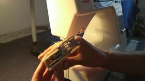 Ремонт лапки для швейной машинки.