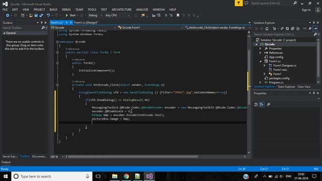 How To Encode And Decode QR Code In C# Windows Application смотреть онлайн