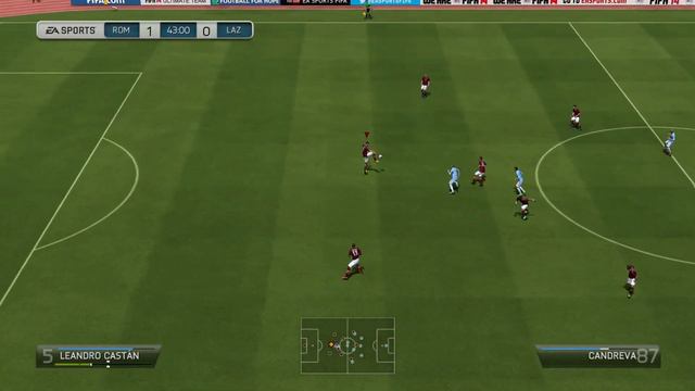 Fifa 14 Fc Roma vs Fc Lazio friendly смотреть онлайн