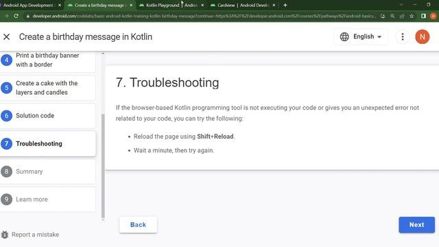 Introduction to kotlin - Android Basics in kotlin, unit 1, pathway 1, lesson 3, Birthday cake pt2 смотреть онлайн
