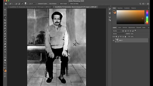 Old Photo Restoration in Photoshop Hindi Tutorial смотреть онлайн