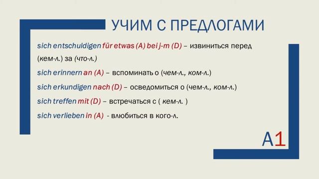 Reflexive Verben/ Возвратные глаголы смотреть онлайн