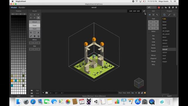 How to Fix A Voxel Model That is Cut Off in MagicaVoxel - Voxel Art Tutorial смотреть онлайн