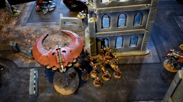 Necrons vs Chaos Space Marines 1500pts Battle Report смотреть онлайн