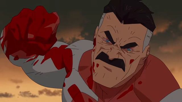 Omni Man Vs Invincible / Омнимен и Неуязвимый/ 60fps