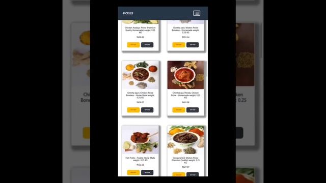 Pickles? Static (E-Commerce Website) using html css? bootstrap Frontend design?Responsive website?☺ смотреть онлайн